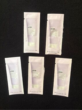 NEW Verb Purple Toning Brightening Hydrating Mask Treatment Travel Set